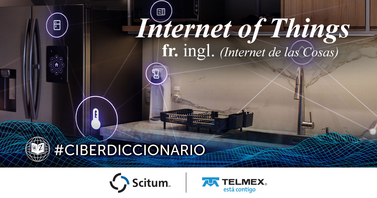 #Ciberdiccionario. Términos recurrentes en el mundo de la #Ciberseguridad.
¿Qué es #IoT #InternetofThings? Red de objetos físicos (“cosas”) con sensores, software y otras tecnologías que se conectan e intercambian datos con otros dispositivos y sistemas a través de Internet. Van