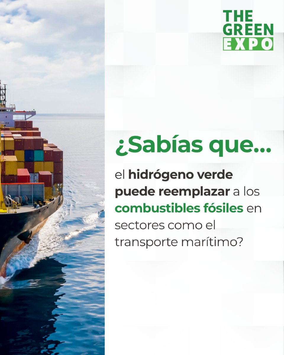 Más de 16 proyectos en México están impulsando este vector energético clave para alcanzar la neutralidad de carbono. 

🔗 thegreenexpo.infoexpo.com.mx/2025/ae/web/co… | 🔋🌿 Del 2 al 4 de septiembre en Centro Banamex

#GreenExpo2025 #IndustriaSustentable