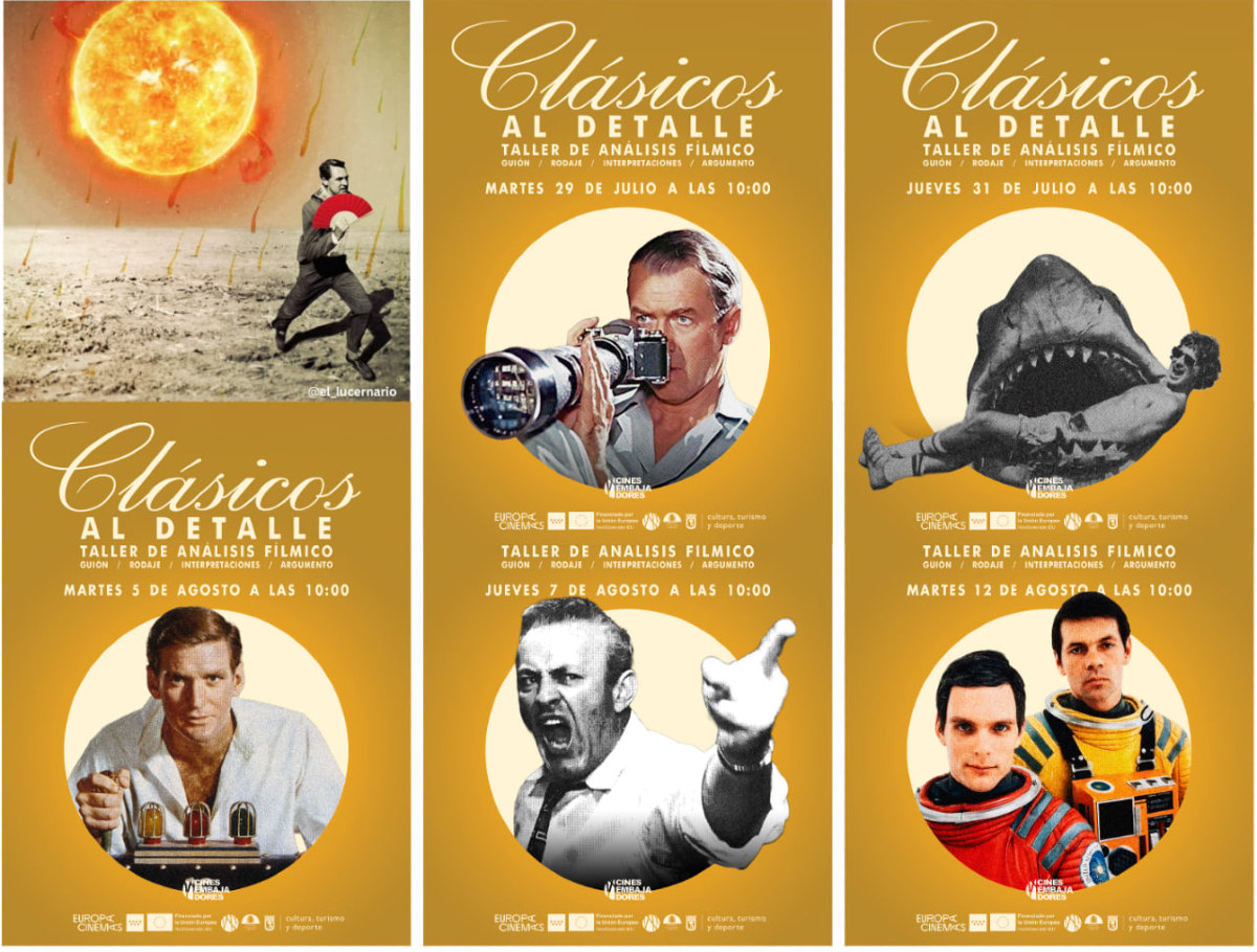CineEmbajadores's tweet image. Este verano podrás venir al cine a aprender de cine! 🆕🗣
"Clásicos al detalle" tendrán más sesiones estas vacaciones y ya puedes reservar tu entrada para la primera cita el próximo 29 de julio! Además, es la excusa perfecta para refugiarte de este calor! cinesembajadores.es/pelicula/clasi…