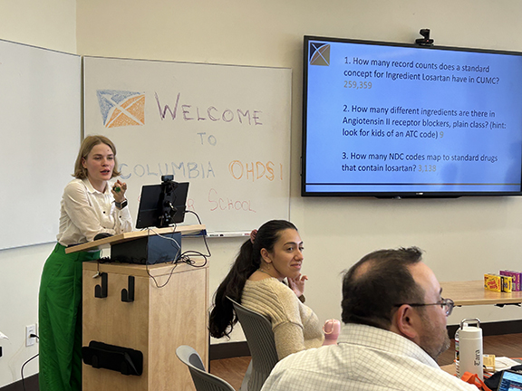 ColumbiaDBMI's tweet image. It&apos;s Day 3 of the DBMI Summer School in Observational Health Data Science &amp;amp; Informatics, AI, and Real World Evidence (@OHDSI). Developing phenotypes and building cohorts is on the agenda today. Great week so far with an engaged classroom of eager learners!