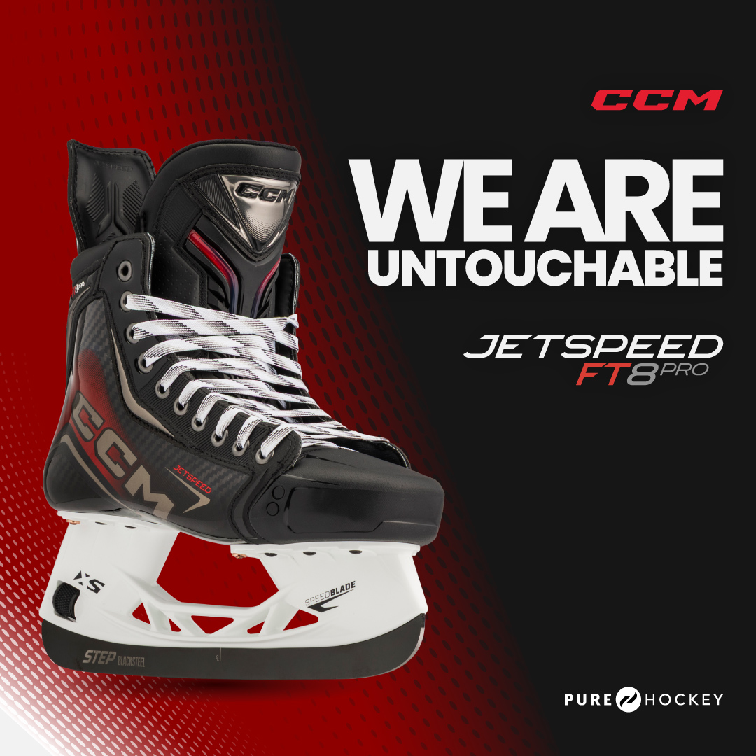 usahockey's tweet image. CCM’s latest JetSpeed skates have arrived at Pure Hockey!
Stop by your local Pure Hockey and try on the brand new JetSpeed FT8 Pros today. @PureHockey, the official hockey equipment retailer of USA Hockey: bit.ly/3GJCBkS
