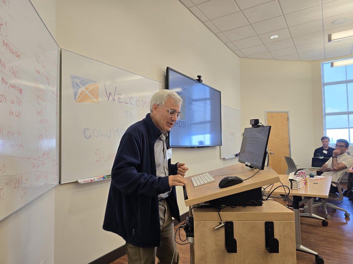 ColumbiaDBMI's tweet image. It&apos;s Day 3 of the DBMI Summer School in Observational Health Data Science &amp;amp; Informatics, AI, and Real World Evidence (@OHDSI). Developing phenotypes and building cohorts is on the agenda today. Great week so far with an engaged classroom of eager learners!