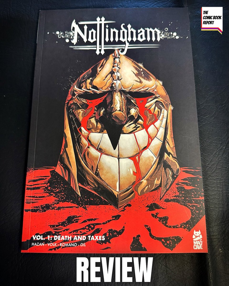 comicbookrpt's tweet image. Today I’m reviewing Nottingham Vol. 1: Death and Taxes by @DavidTHazan & @ShaneCvolK from @MadCaveStudios 📚
youtu.be/AnGOxKhssGk?si…
#nottingham #madcave #comics #comicbooks #indie #robinhood #thecomicbookreport
