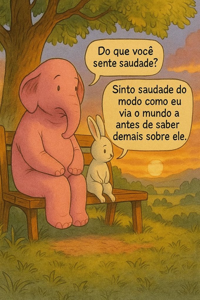 Afffffff absolutamente eu! Que vontade de deixar este mundo perturbado. Independente de qualquer crença religiosa, simplesmente deixar este mundo seja a melhor opção para realmente ter um descanso! Cansado!