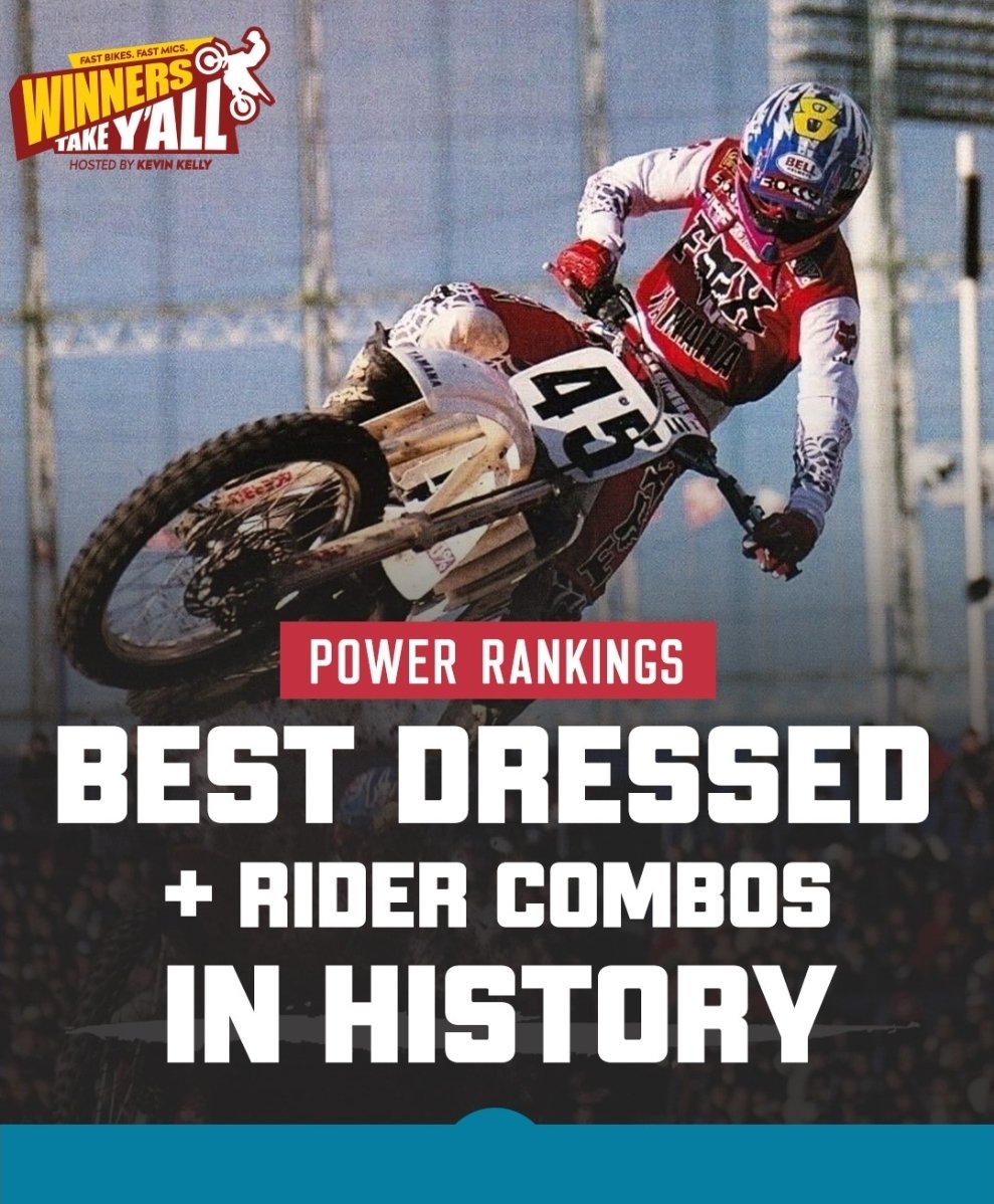 Who's your choice for best dressed rider &amp; bike combo?  I will start with a young Damon Bradshaw beating the current SX champ in Osaka.  Always thought the bike, the gear, the helmet, the style and his win at such a young age was just epic.