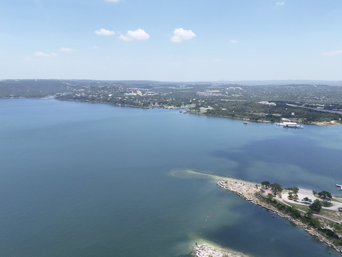 Mikep29's tweet image. Wonderful to see a nearly full Lake Travis. Some drone shots I took today. #laketravis @ChikageWeather @JDarensbourgWx @averytomascowx @Hunt_Wx