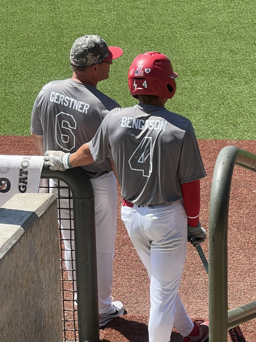 CoachGerst's tweet image. My 9th time in Enid for the @Highplainseries and it never disappoints! Absolute honor coaching @KansasSelect with 2 of the best humans in America 🇺🇸 @coach_bucher & @CoachSieben. Enid has one of the best coaches in America and best ballparks @BradGore10 thank you! 🙏