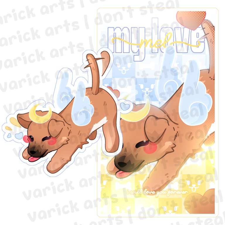 varickarts's tweet image. [Commission]
One more commission conpleted sucessfully!
• Sticker + Phone Wallpaper

Thanks for trusting me again, bae @sleepyokaii :3