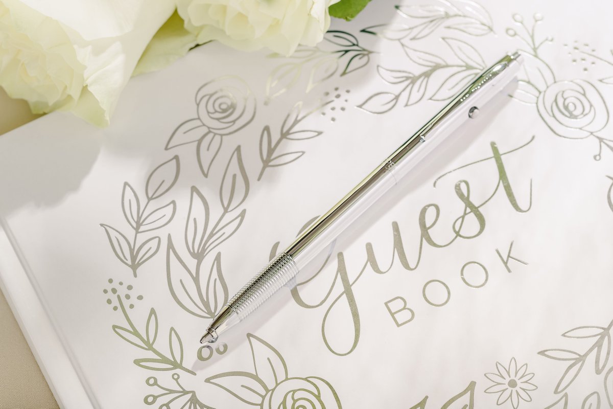 FisherPenCo's tweet image. 💍✨ Celebrate your love story with Fisher Space Pen. Perfect for personalizing your wedding invitations, vows, capturing memories, and writing your forever. #WriteYourForever #FisherSpacePen #WeddingKeepsake