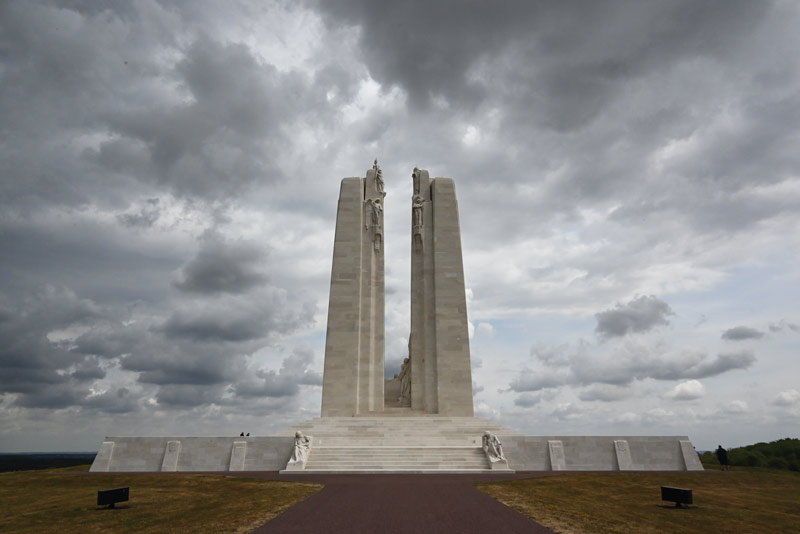 RoyalCdnLegion's tweet image. Read and reflect on some insights into Canada’s First World War experience from the 2023 Legion Pilgrimage of Remembrance.
“Whether you’re in the medieval courtyard of Abbaye d’Ardenne in France, where the Nazis brutally executed 18 Canadian prisoners of war less than 48 hours…
