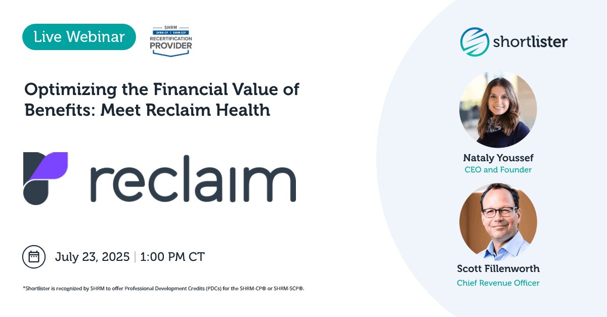 Shortlister (@myshortlisterhc) on Twitter photo Reclaim Health (<a href="/reclaimapp/">Reclaim Health</a>) finds billing errors, recovers lost payouts, and helps employees save automatically.
Our free webinar shows how to simplify healthcare decisions, improve employee satisfaction, and drive measurable savings.
Register now: bit.ly/4ewejap Reclaim Health (<a href="/reclaimapp/">Reclaim Health</a>) finds billing errors, recovers lost payouts, and helps employees save automatically.
Our free webinar shows how to simplify healthcare decisions, improve employee satisfaction, and drive measurable savings.
Register now: bit.ly/4ewejap