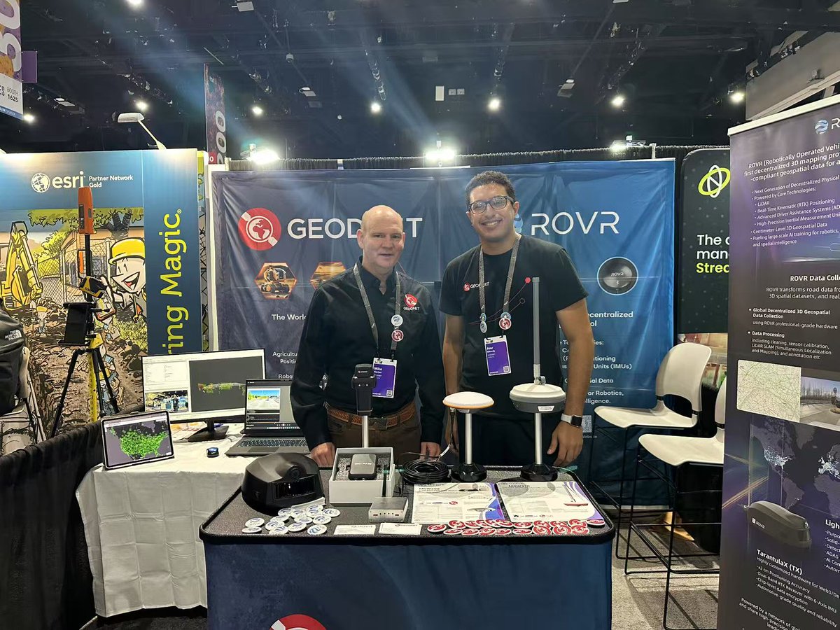 GEODNET's tweet image. Day 2 at #EsriUC San Diego and the energy is off the charts! ⚡🌍