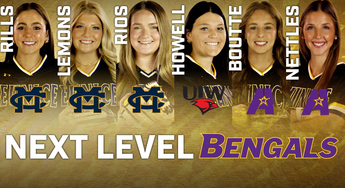 LSU Eunice Softball sends off six #NextLevelBengals to the four-year level.  Congratulations to these young women and we can't wait to see what you accomplish next!

#DSRO 
#GeauxBengals 

Full Story:
athletics.lsue.edu/news/2025/7/16…
