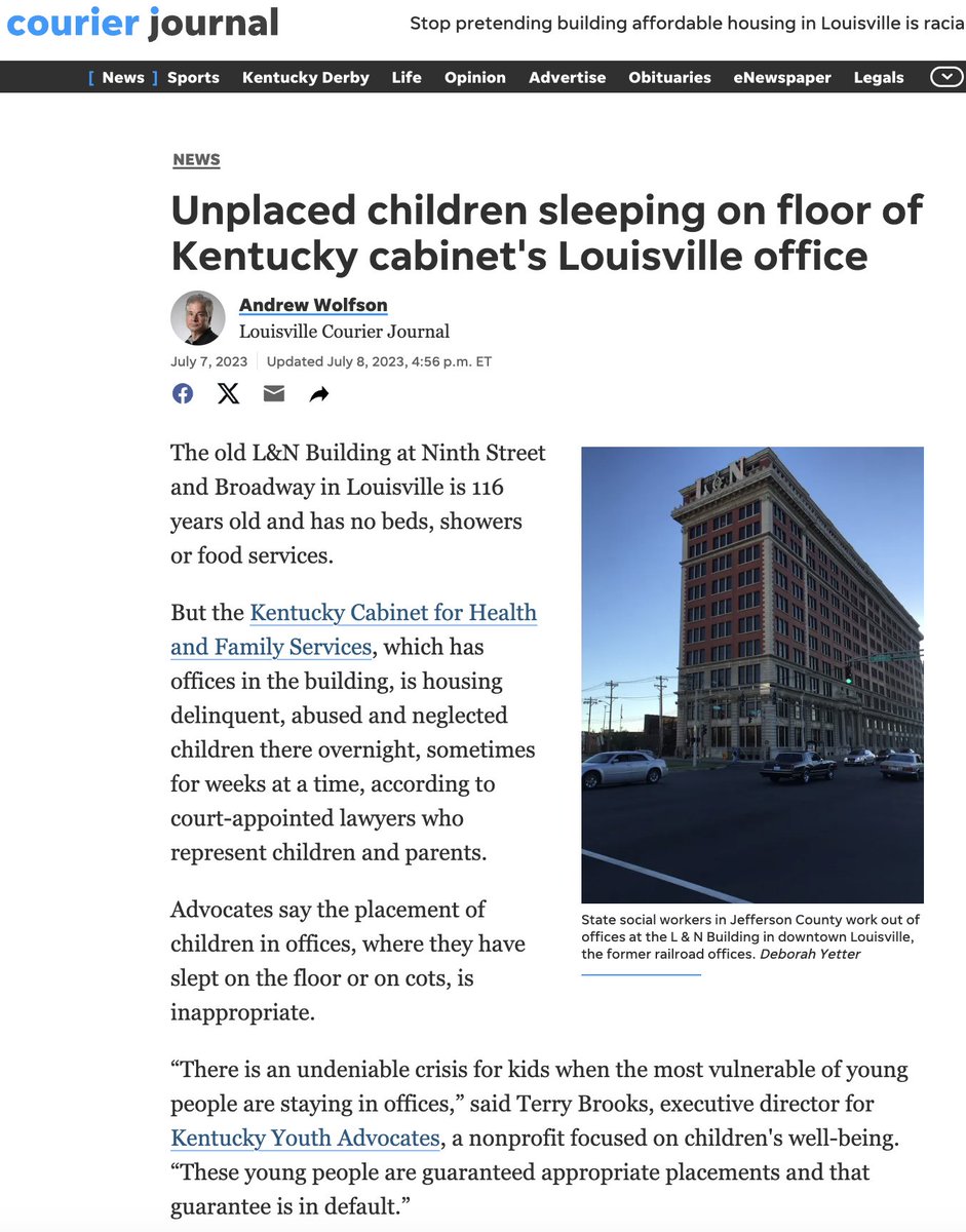 Republican Party of Kentucky (@kygop) on Twitter photo .<a href="/SCGOP/">South Carolina Republican Party</a>, SC voters need to know that the most consistent theme of <a href="/AndyBeshearKY/">Andy Beshear</a>’s time in office is that every few months, a new scandal involving abused or neglected kids seems to surface.
Some of the kids involved in the story below were as young as 1 year old! .<a href="/SCGOP/">South Carolina Republican Party</a>, SC voters need to know that the most consistent theme of <a href="/AndyBeshearKY/">Andy Beshear</a>’s time in office is that every few months, a new scandal involving abused or neglected kids seems to surface.
Some of the kids involved in the story below were as young as 1 year old!