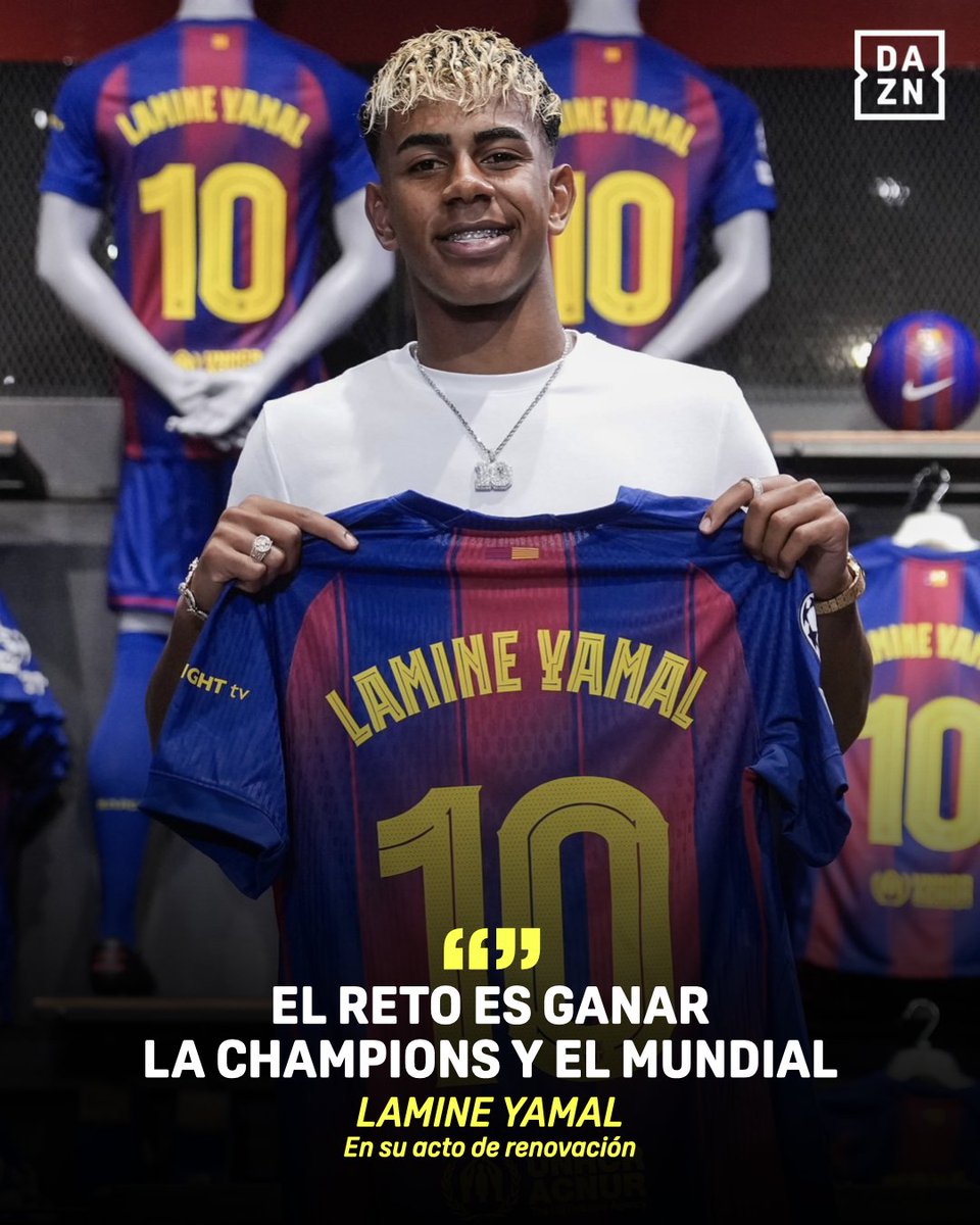 1️⃣0️⃣ Nuevo dorsal para Lamine Yamal...

...y desafíos a la altura de su talento 💪🔥
