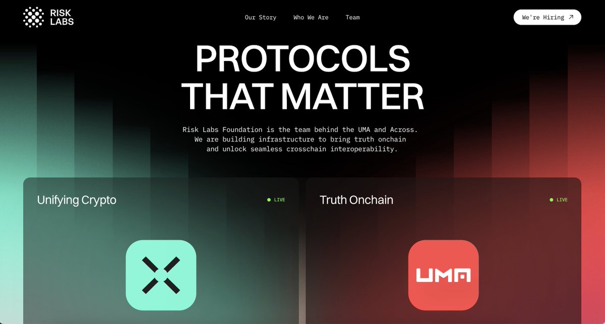 Risk Labs got an upgrade, and I am loving it!  risklabs.foundation. 

Don't be afraid to hit that "we're hiring" button top right 😉