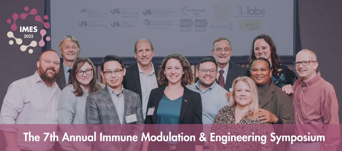 ChrisRodell2's tweet image. Join us for #IMES2025!
🚨 The abstract deadline is approaching for trainees and early career PI's! Due: Aug. 15, 2025
📢 Travel scholarships are available for students and postdocs from underrepresented or disadvantaged backgrounds!
👉Learn more/submit: tinyurl.com/DIMES2025