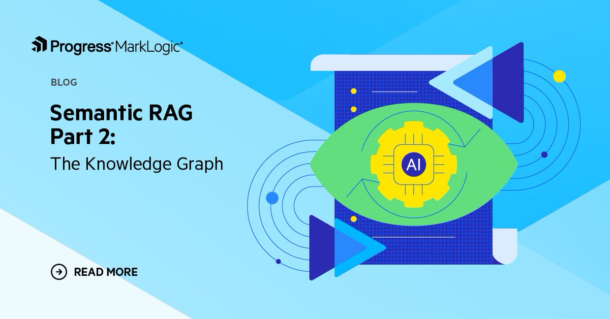 MarkLogic's tweet image. 🎯 Semantic RAG Series – Part 2 drops: It’s all about Knowledge Graphs. 

Learn how to build them, enrich data models, and orchestrate hybrid retrieval for trustworthy GenAI. Code, pipelines &amp;amp; accuracy boosts included. 

Dive in → prgress.co/3GDnrxl

#SemanticRAG #GenAI