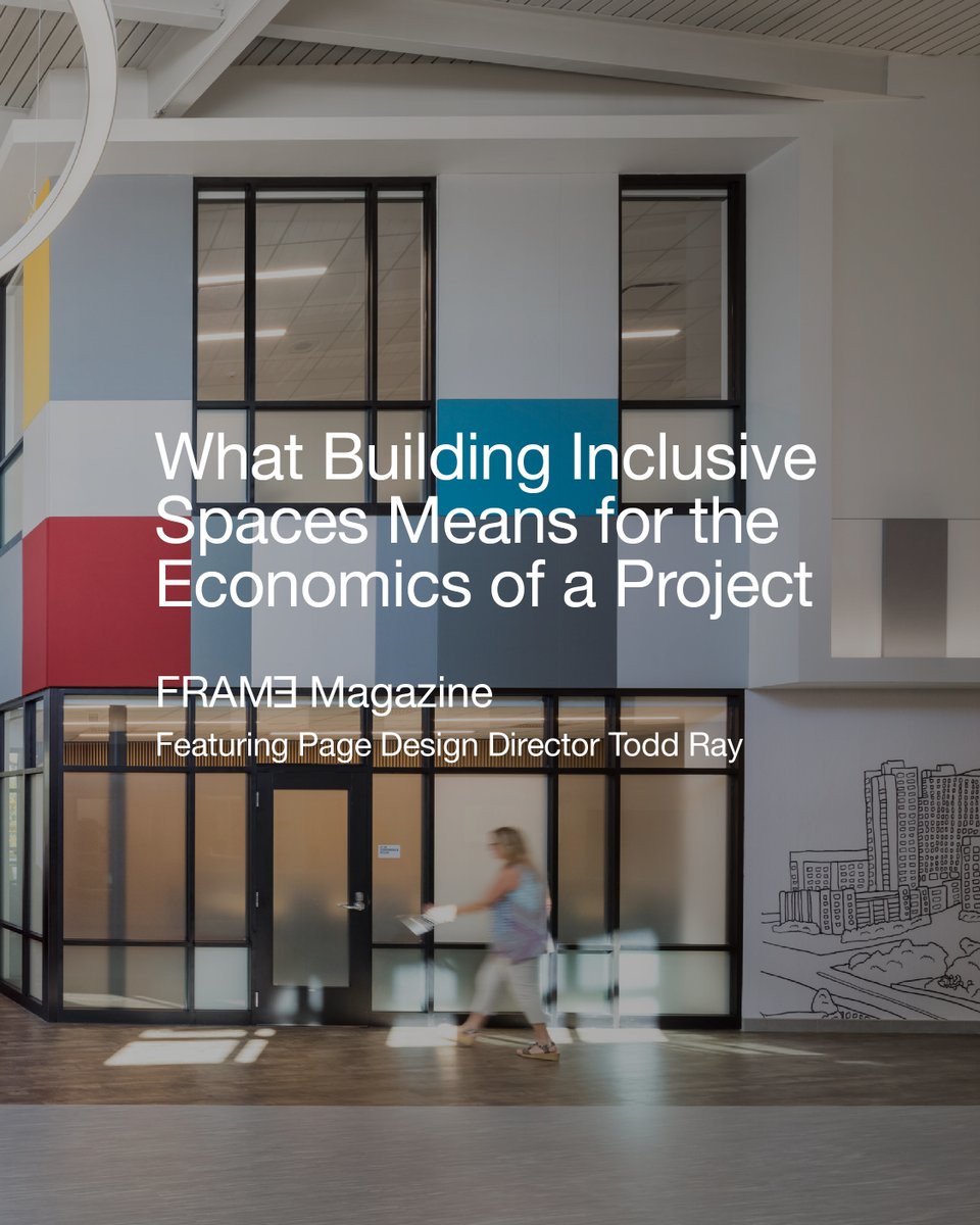 PageThink's tweet image. Universal design is smart business. In FRAME, Page Design Director Todd Ray breaks down how + why designing for all ages, abilities, and sizes is not just ethical—it’s economically smart. #Universaldesign isn’t a checklist—it’s a mindset: bit.ly/4kKV4LP #InclusiveDesign