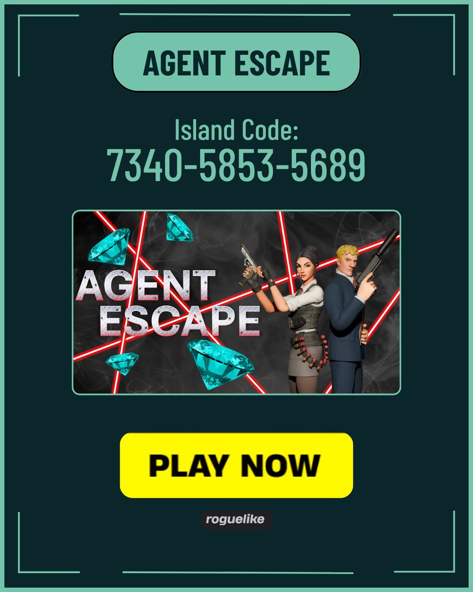 temstudios24's tweet image. 🎮Play Agent Escape - Your mission starts now.
🕵️‍♂️ Eliminate. Escape.
👉 Use Island Code 7340-5853-5689 to play now!

linktr.ee/tem.studios