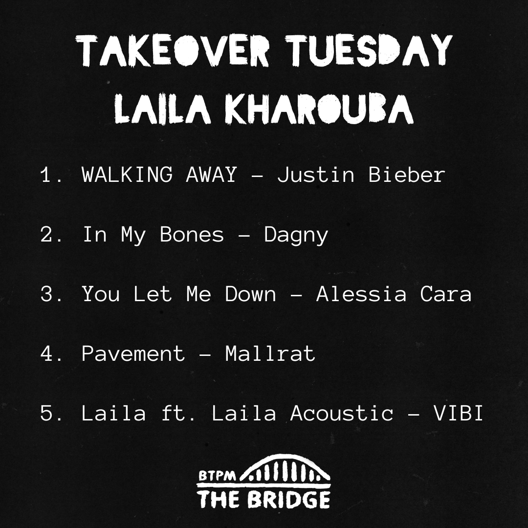 BTPMTheBridge's tweet image. Laila&apos;s takeover playlist is here — don’t forget to listen now on our Spotify, BTPM The Bridge.✨🎶