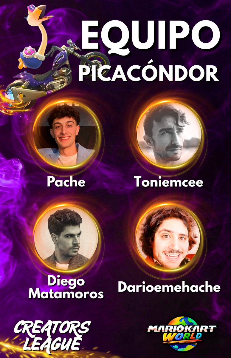 🔹 EQUIPO 5

Equipo Picacóndor

Te miran y te enamoran. Cómo te descuides entre un reel viral y otro, te ganan un Knockout. Tiene narices la cosa…

¡Bienvenidos, #Pache ,<a href="/toniemcee/">Toniemcee</a>, #DiegoMatamoros ,<a href="/darioemehache/">Darío Eme Hache</a>!