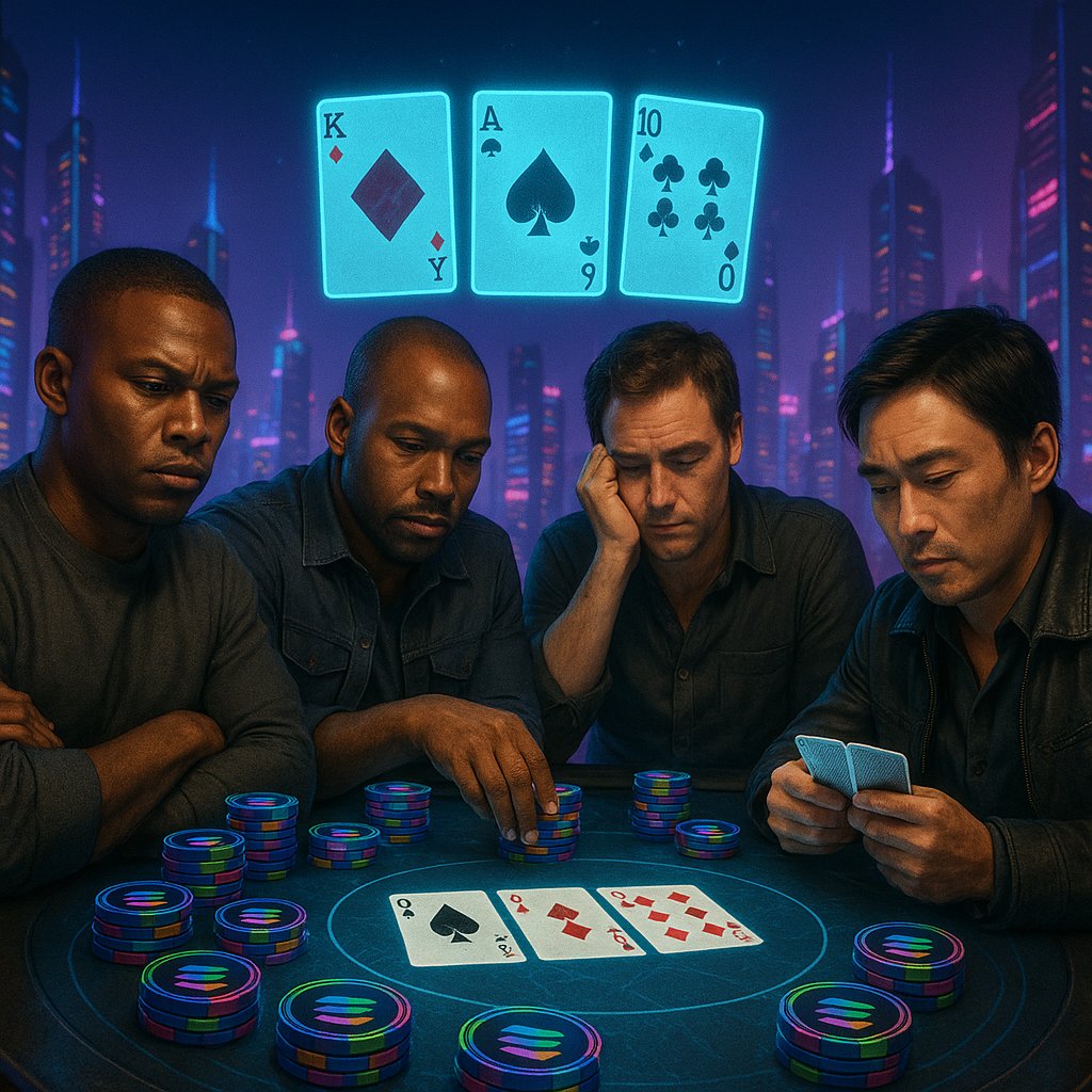 Solana Poker anyone?  Texas Hold'em tournaments coming soon