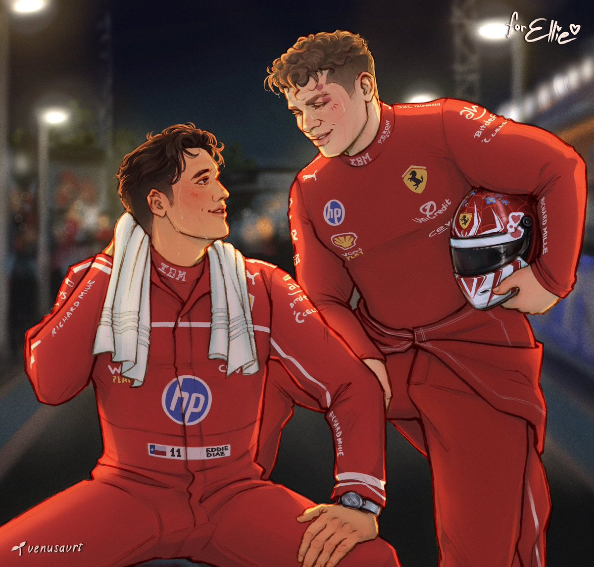 F1!buddie AU
⊹₊ eyes on me 🏎️

#911onABC #buddie