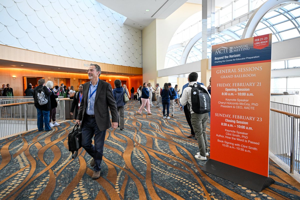 AACTE's tweet image. Submit your proposal before tomorrow's deadline!
AACTE invites all members of the educator preparation community to share bold ideas that will shape the future of our field. tinyurl.com/2svmb6p5
#AACTE26
#EdPrep
#AACTEevents
