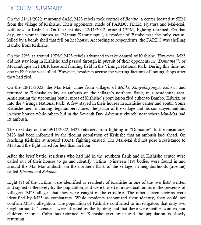 <a href="/xtr_africa/">Xtrafrica</a> #Kishishe massacres were perpetrated by #Tshisekedi and his genocidaires allies of #FDLR, #Wazalendo and #Romanian mercenaries. #M23_AFC saved people from the regime-sanctioned massacres. 

The regime attempted with little success to project its atrocious crimes on the