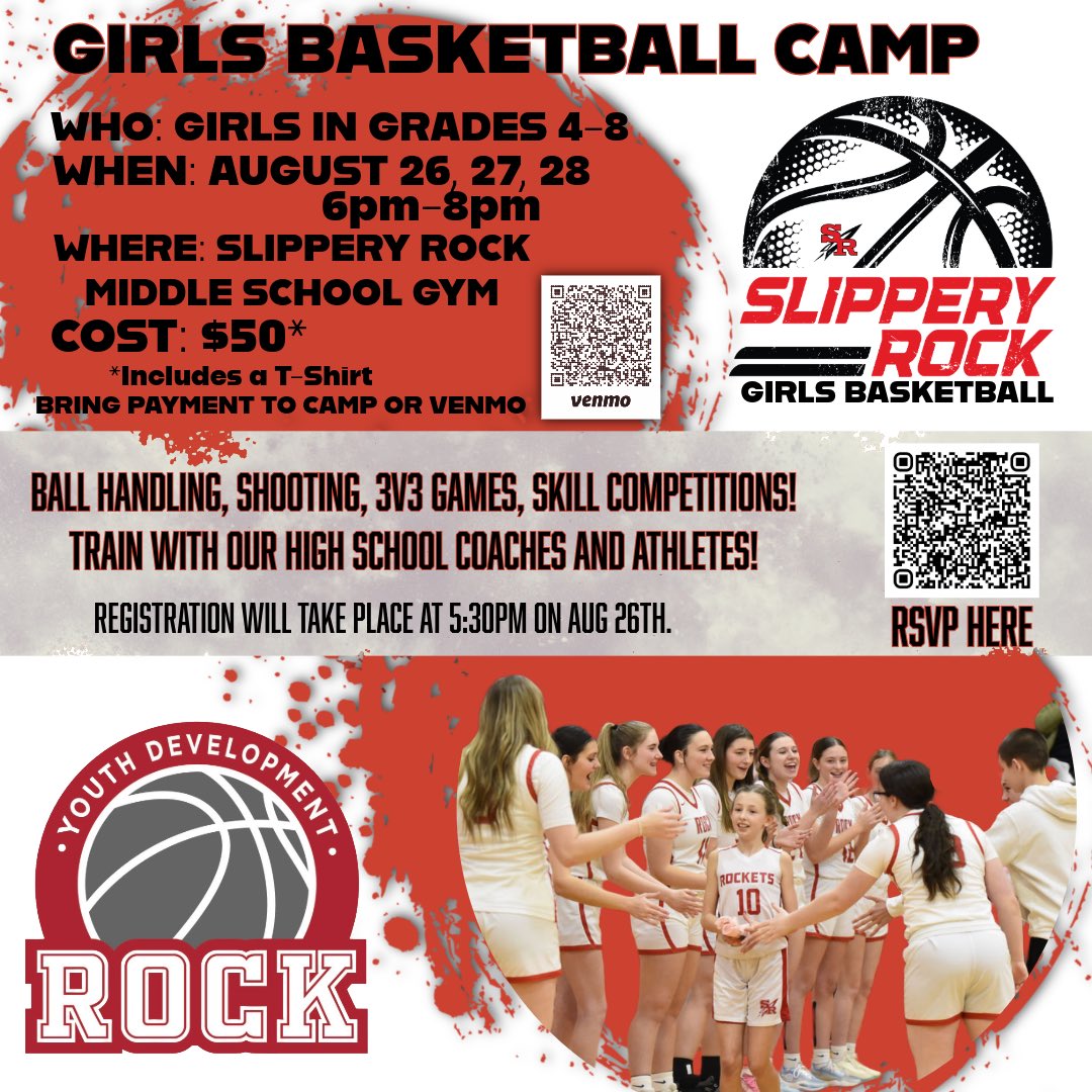 SR schools starting after Labor Day! An extra week for camp! Girls grades 4-8!
