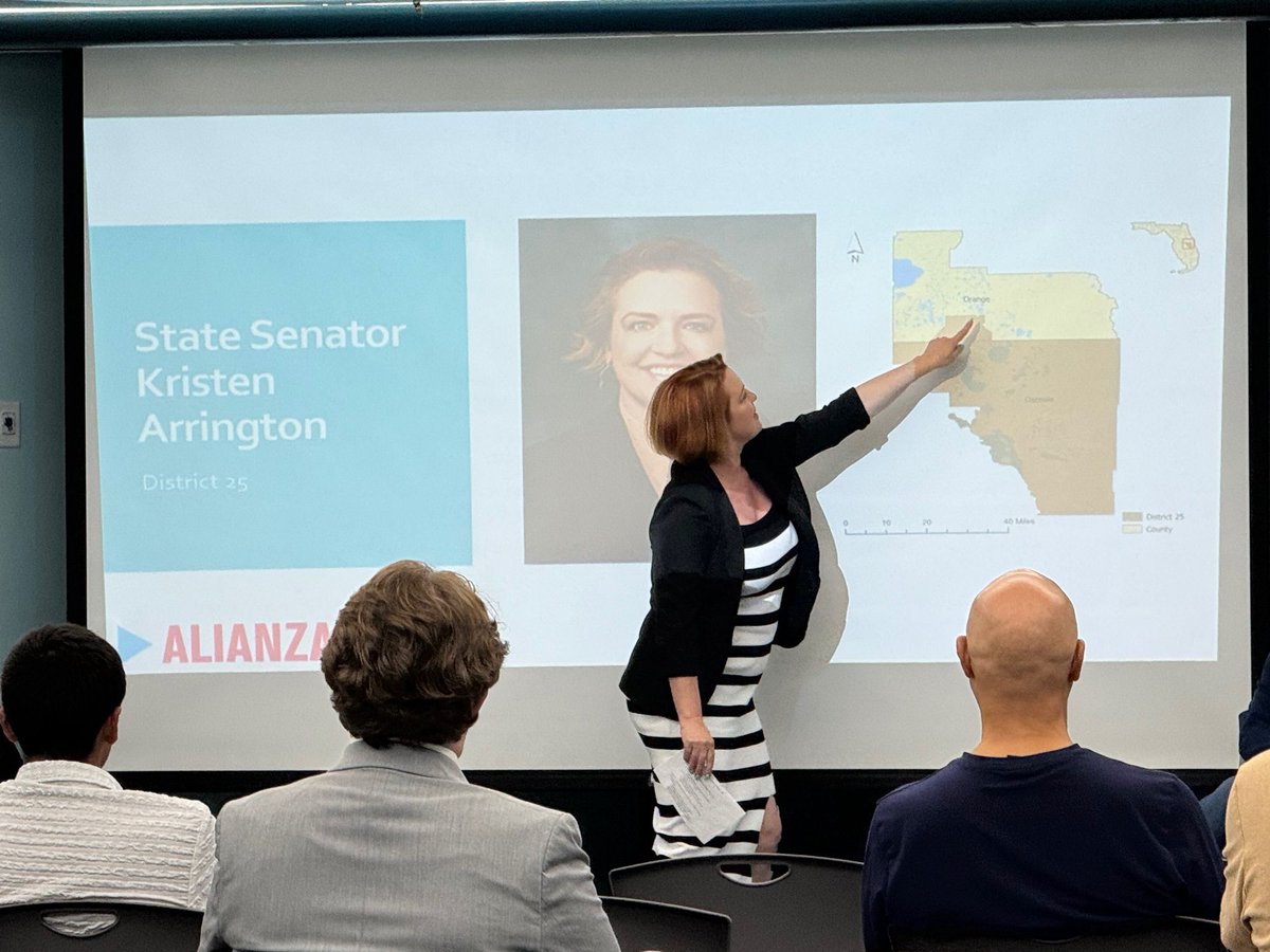 Arrington4Fl's tweet image. had the opportunity to join Alianza for Progress for a meaningful Legislative Debrief at the Hart Memorial Library in Kissimmee. 🗣️📚
It was an important space to reflect on this past session, share updates, and discuss how we can continue to advocate for our community…