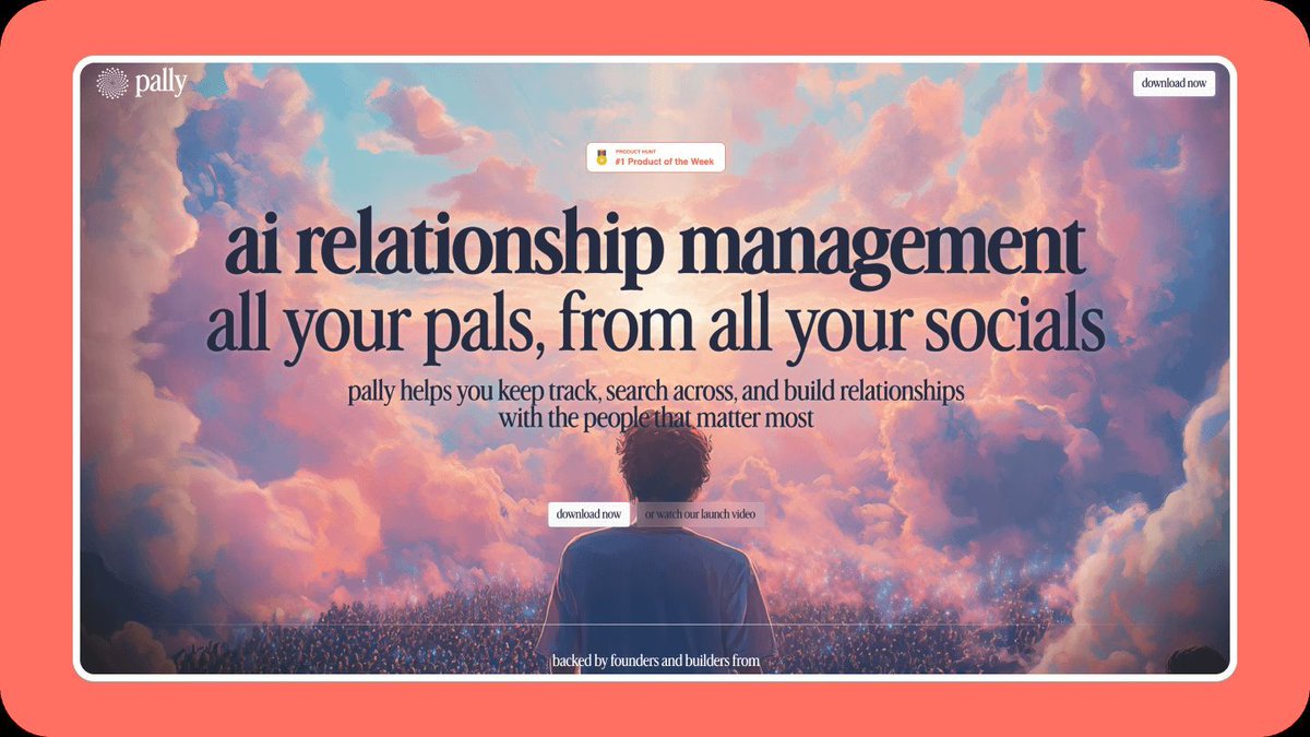 the_lucag's tweet image. No more “Where did I meet this guy?”
In the latest NTSOT, I featured Pally (by @hazhubble), the tool that automatically organizes your network and tracks your relationships, down to hobbies & last chats.
Perfect for founders, sales, BD.