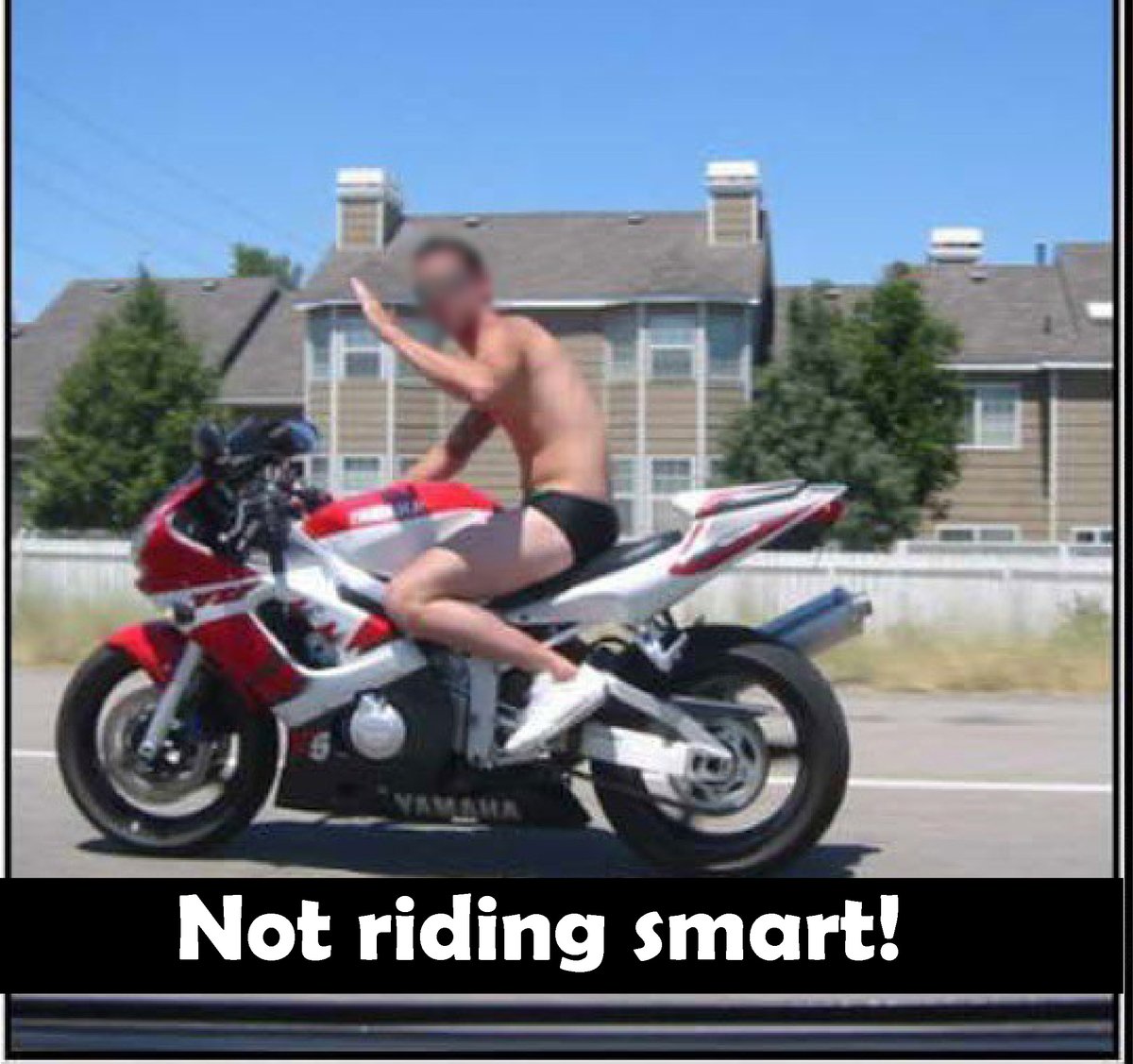 DriveSmartWc's tweet image. Yeah, No Gear - Speeding - All not smart.  #RideSmart