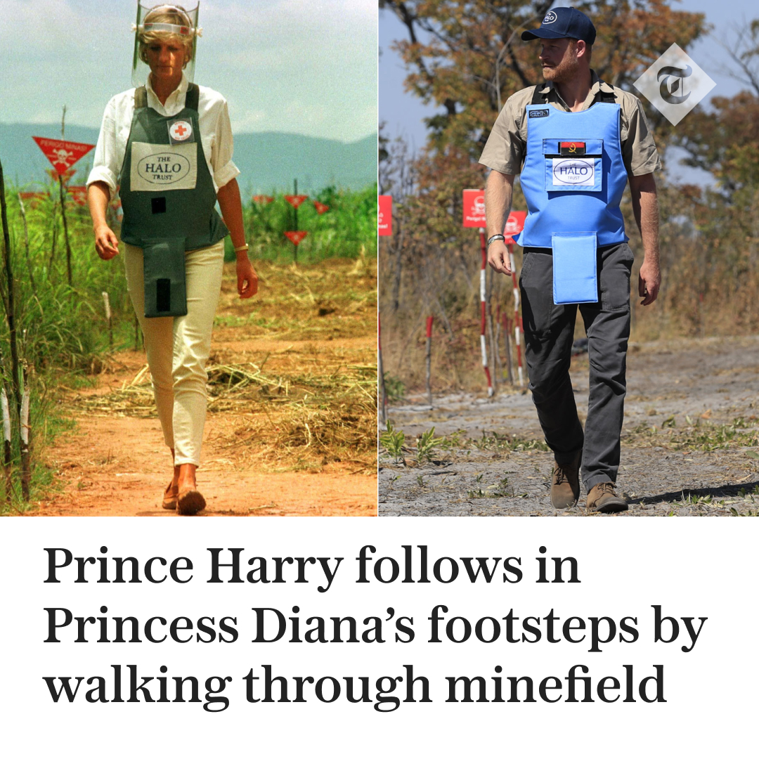 TelegraphRoyals's tweet image. 🤴The Duke of Sussex said children should not have to fear playing outside as he was pictured walking through Angola’s largest minefield

Read more here 👇
telegraph.co.uk/royal-family/2…