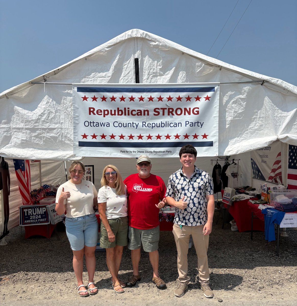 breannajmaher's tweet image. Great 2nd day tabling at the Ottawa County Fair! 🇺🇸
Also met with Lucas County Chair Tim Brentlinger and NW Ohio Young Republican Leader Charlotte White.
We are excited to collaborate and do big things for Toledo, Ohio & the surrounding areas!
@TPAction_ @TPACoalitions