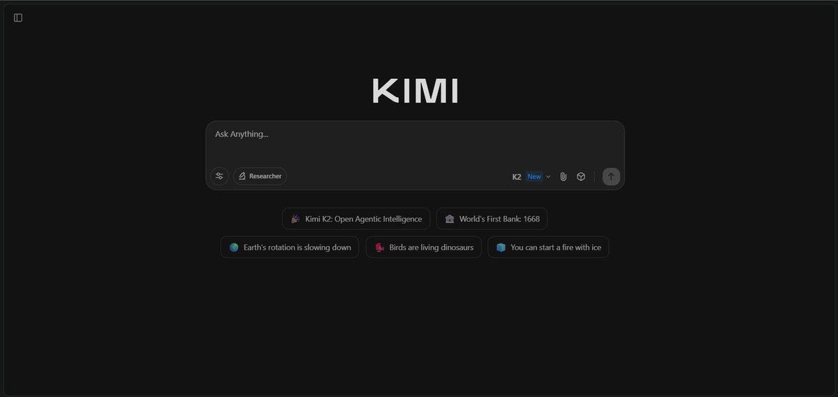 TheAmirHamza's tweet image. Have you guys tried @Kimi_Moonshot yet?
If not then you must try this and you guys will love this specially for the after research they provide Interactive Report to preview!
Must try it now!
#Kimi #K2 #AI