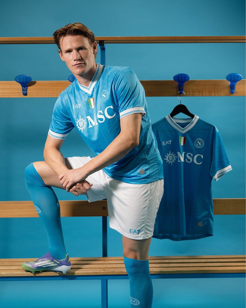 brfootball's tweet photo. Napoli launch their home and away kits for the new season 🩵 https://t.co/TIRKQG5OT4