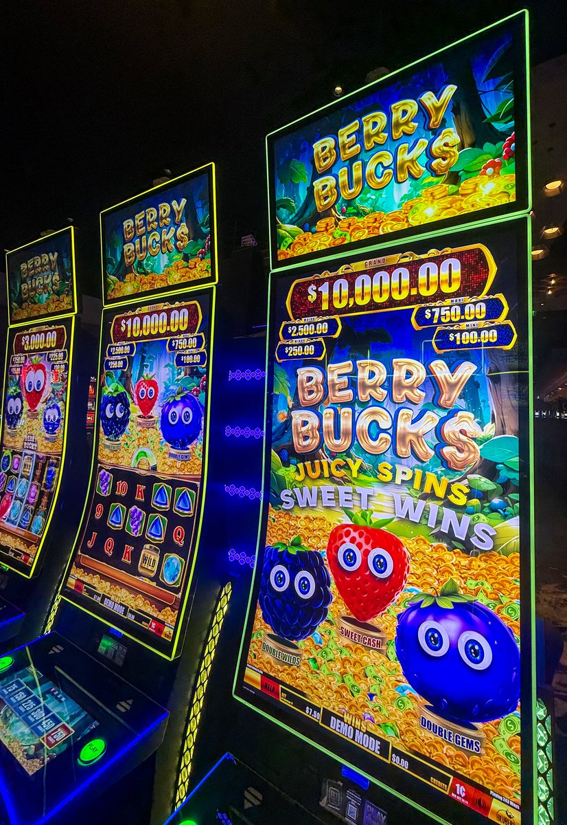 SaracenCasinoAR's tweet image. We’ve got something berry exciting for you… 😋🍓
The new Berry Bucks slot is now live on the floor!