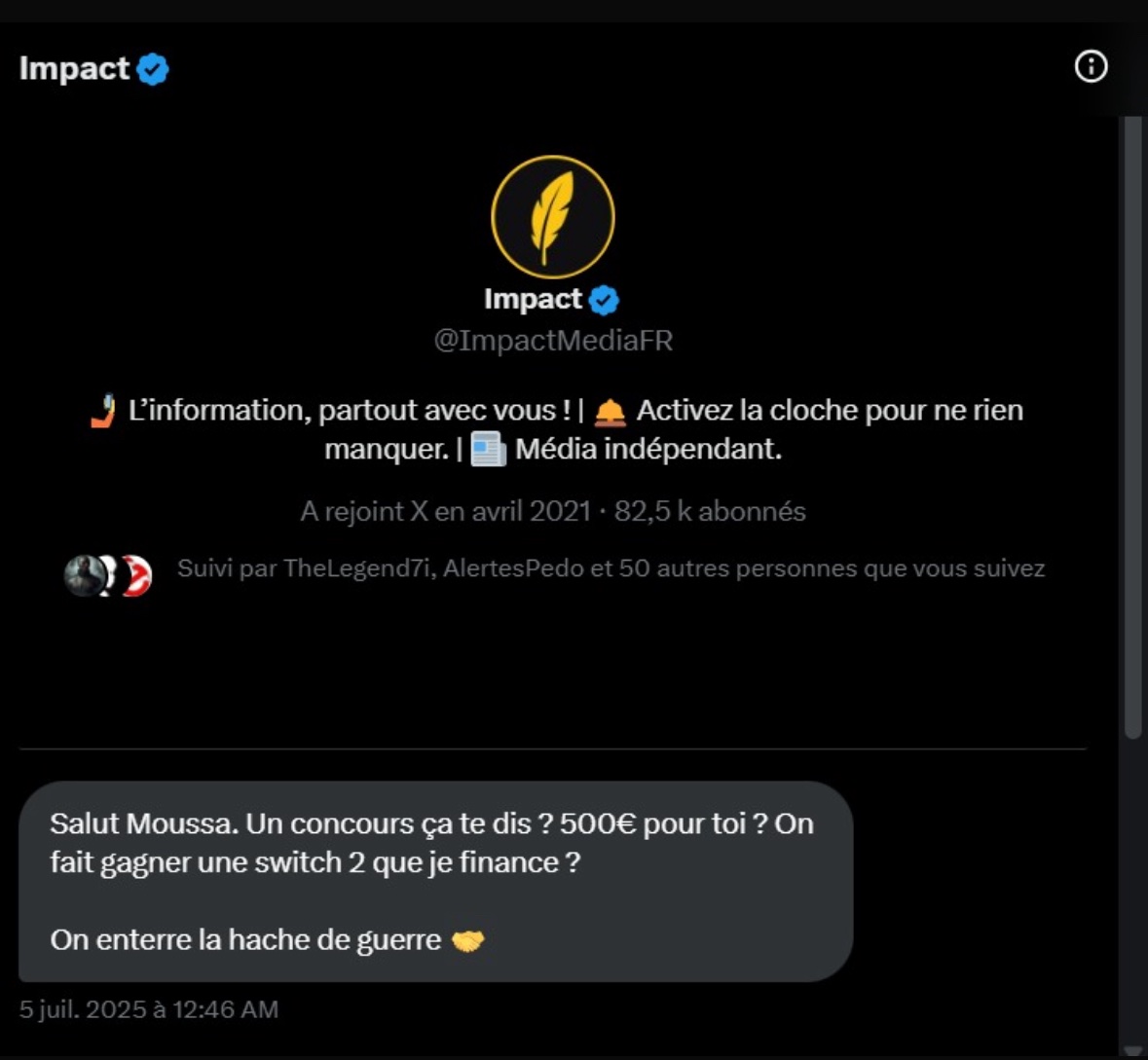 Moussa tweet media