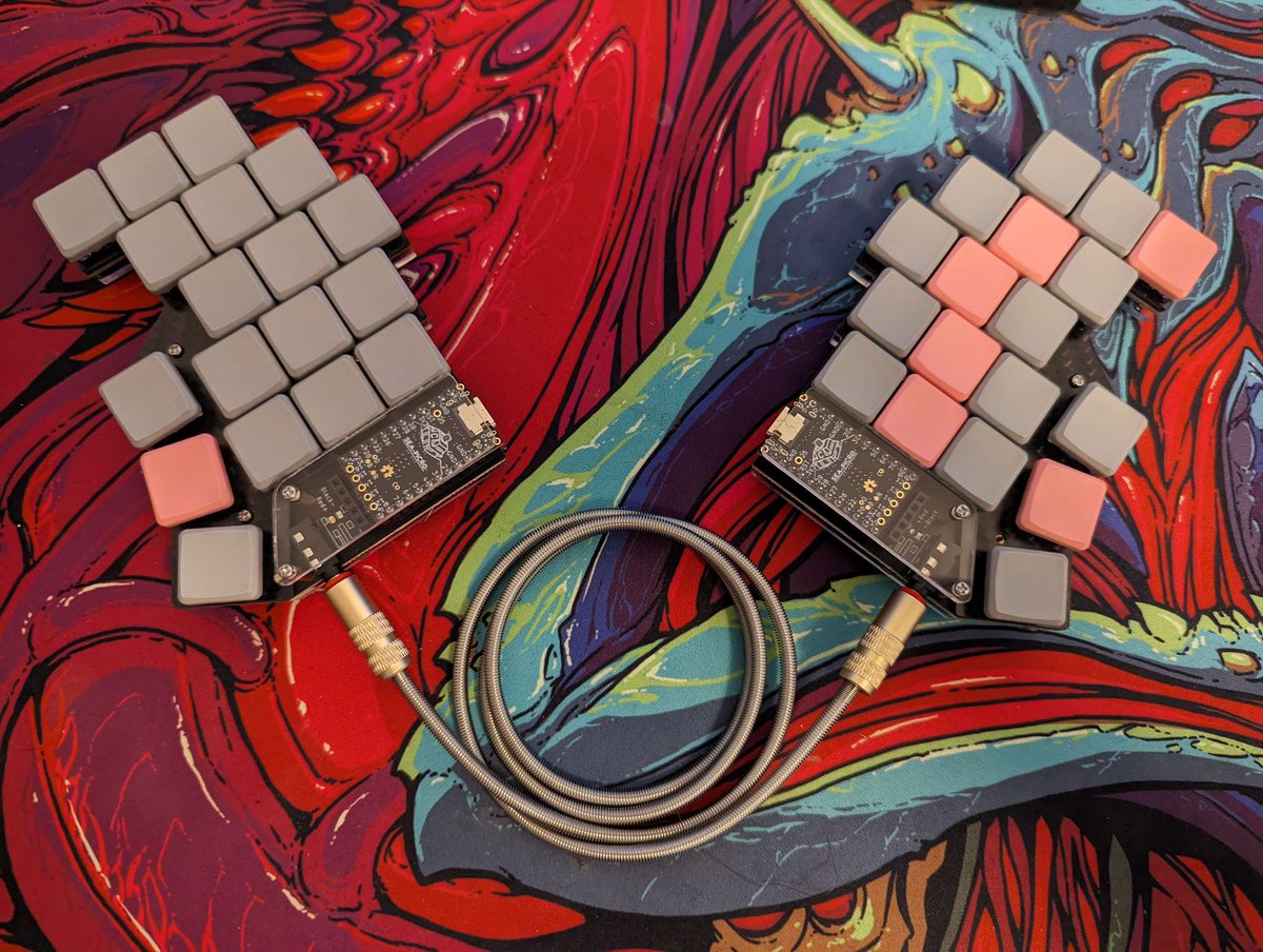 GhostFisk's tweet photo. @dhh Be careful.. it might consume you like it did me.

Now I can’t stand “normal” keyboards and everything needs to be quick to solder 😏

https://t.co/qVYHufZUAG https://t.co/zcOx9lqCkO