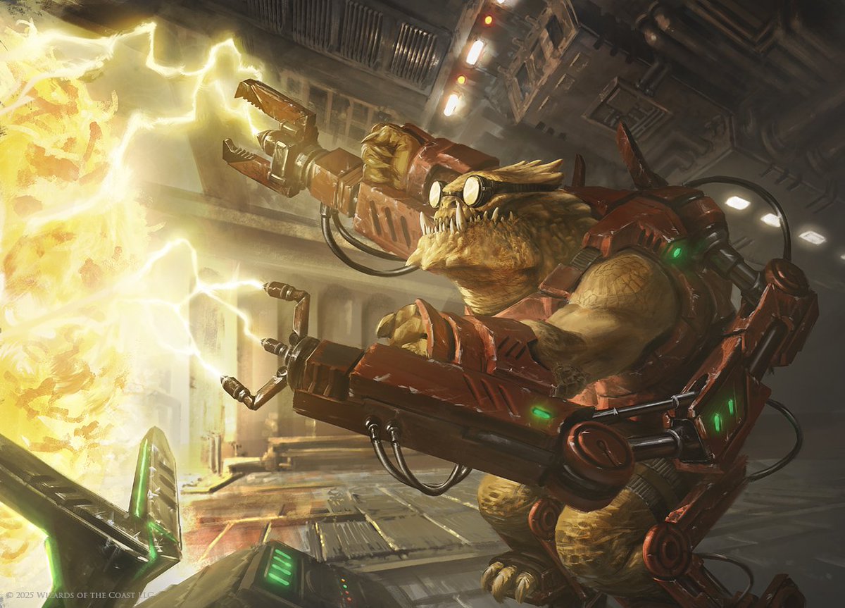 AJManzanedo's tweet image. Possibility Technician. Illustration for Magic The Gathering - Edge of Eternities
AD: Zack Stella