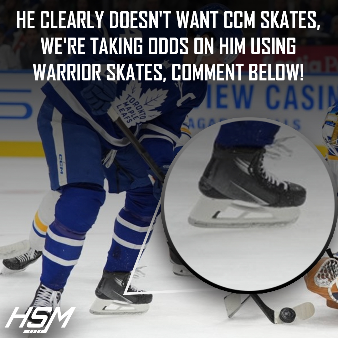 HockeyStickMan's tweet image. Spec Check: Auston Matthews… with a Warrior?
Matthews signed with CCM in 2020, but he’s always testing gear—he even finished last season in Bauer skates. Could the new Warrior Alpha Pro skate be next? 👀 I think it's worth a discussion.
@WarriorHockey