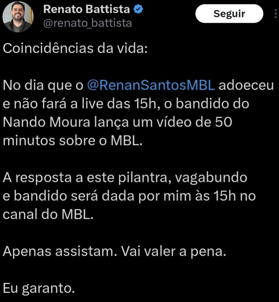 moura_101's tweet image. Bandido?
Meu crime foi falar que esse mendigo de voto gastou 41 mil reais de dinheiro público com caixa de papelão, 16 mil com boneco inflável e está alocado em gabinete mamando gostoso para assassinar reputação.
800 mil de fundão para perder...
Putinha.