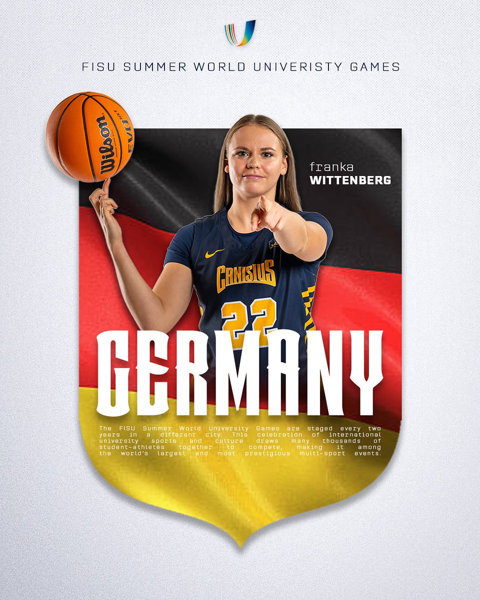 GriffsWBB's tweet image. Our very own, Franka Wittenberg, will be representing her home country in the FISU Games this summer!
Good luck Franka, we’re rooting for you!
#Griffs | #MAACHoops