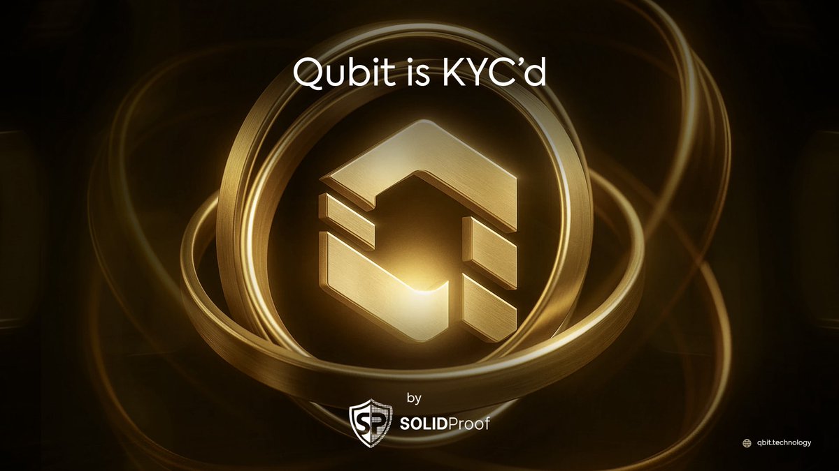Qubit (@qbitcompute) on Twitter photo KYC Completed by SolidProof
Qubit has successfully completed KYC verification by <a href="/SolidProof_io/">SolidProof.io Official</a>
🔗 Link: app.solidproof.io/projects/qubit
Transparency and accountability are core to our mission as we build the quantum-secure future of Web3.
More updates soon. Stay tuned. KYC Completed by SolidProof
Qubit has successfully completed KYC verification by <a href="/SolidProof_io/">SolidProof.io Official</a>
🔗 Link: app.solidproof.io/projects/qubit
Transparency and accountability are core to our mission as we build the quantum-secure future of Web3.
More updates soon. Stay tuned.