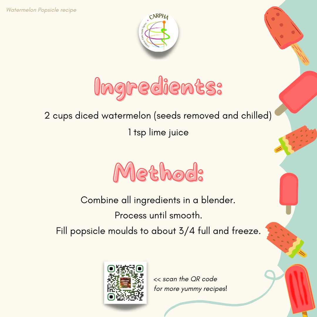 CARPHA1's tweet image. Make school break tasty + healthy! 🍉✨
Kids Can Cook Too = simple, nutritious Caribbean recipes for the whole family to enjoy. Let’s get cooking! 👨👩👧👦 #CARPHA #KidsCanCookToo
👩🍳🧑🍳 Get them cooking today! bit.ly/4m1rvXu
#CARPHA #KidsCanCookToo #HealthyCaribbean