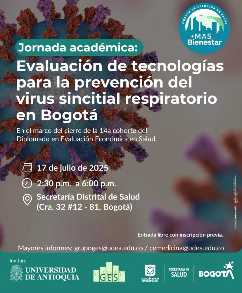 Bogotá está comprometida con incorporar una o varias tecnologías contra el Virus Sincitial Respiratorio.

Ya tenemos evidencia científica de que varias alternativas son costo-efectivas y ahorrarían recursos al sistema de salud.

Mañana socializaremos resultados junto a la UDEA