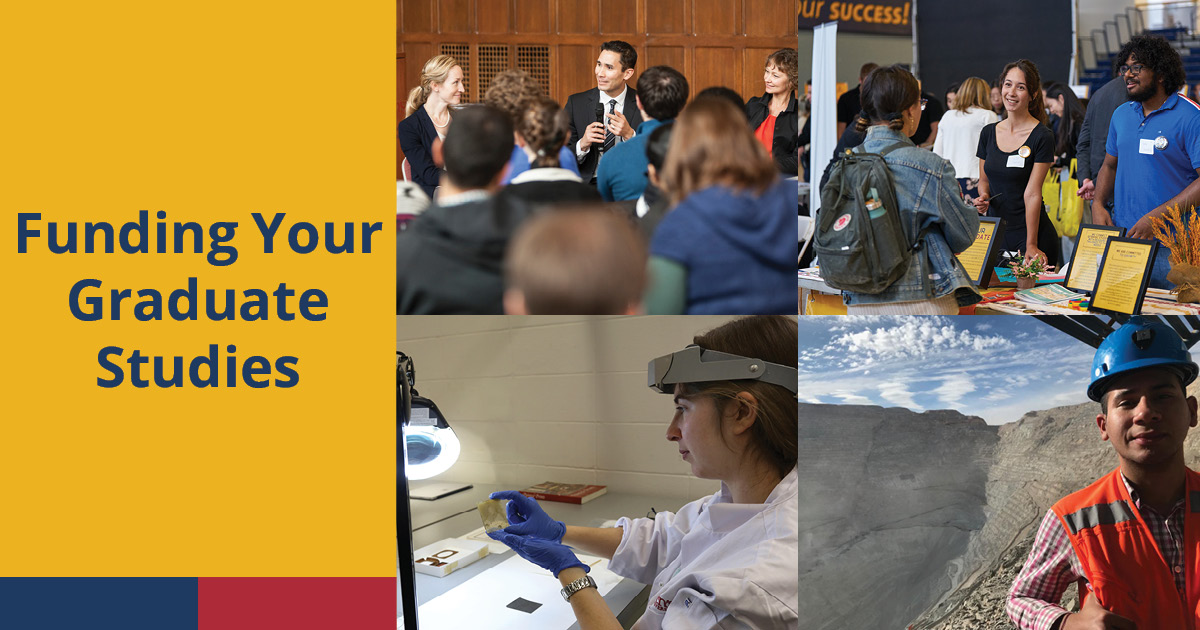 Ensuring that you have sufficient funding for your time as a graduate student is essential.

The SGSPA has many resources for graduate students concerning funding – check out our Funding page and Graduate Student Funding Guide for more information.

bit.ly/44m2Plo