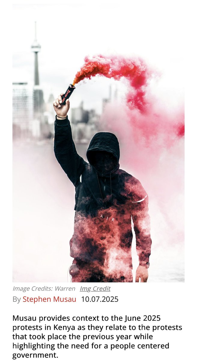 PanAfricanOrg's tweet image. Of Gen Z Protests and the Demand for People Centred Leadership and Governance in Kenya and beyond pambazuka.org/GenZ-Protests